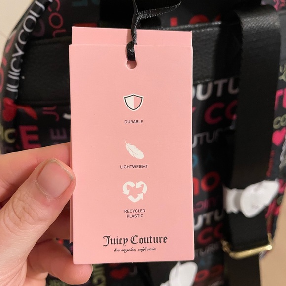 Juicy Couture Word Play Nylon Backpack - Picture 9 of 10